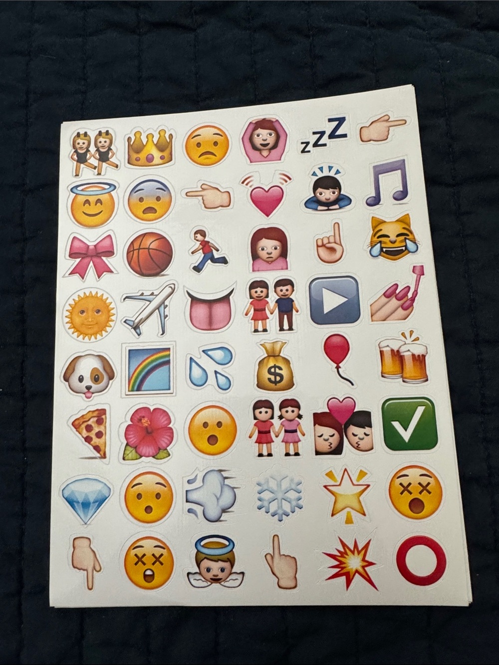 Emoji Themed Sticker Sheets - Picture 3 of 7